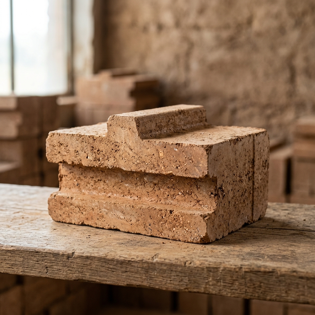 DÃ©tail d'une Eco-Brique unique